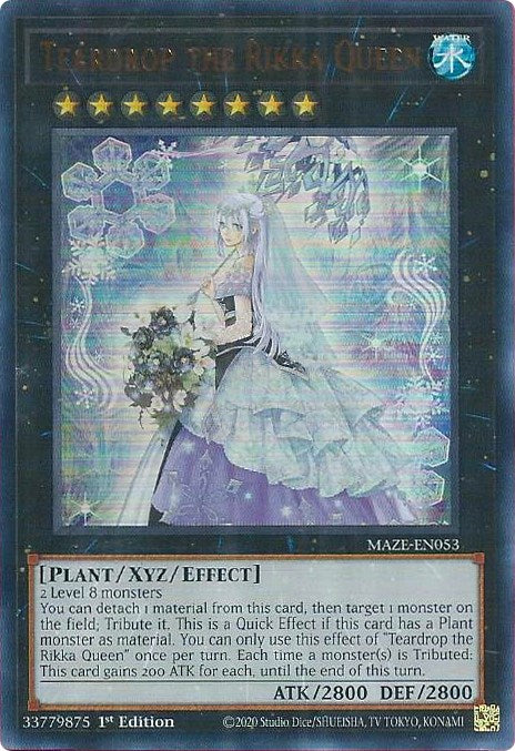 Teardrop the Rikka Queen [MAZE-EN053] Ultra Rare | Exor Games Dartmouth