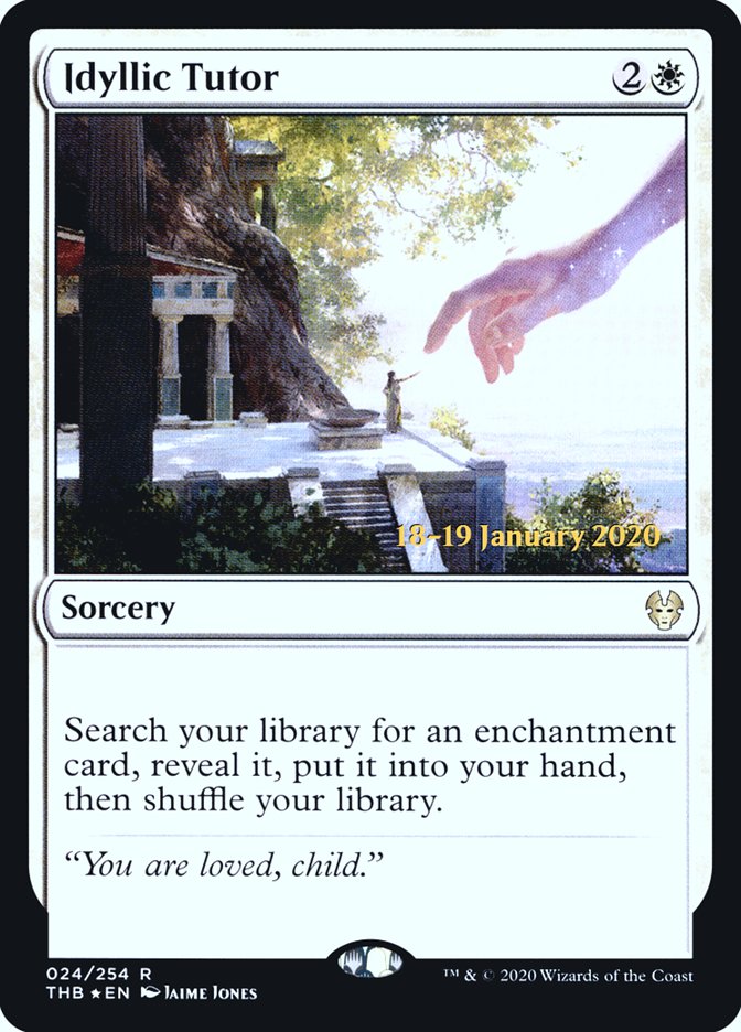 Idyllic Tutor [Theros Beyond Death Prerelease Promos] | Exor Games Dartmouth