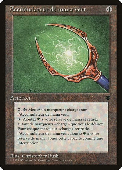 Green Mana Battery (French) - "Accumulateur de mana vert" [Renaissance] | Exor Games Dartmouth