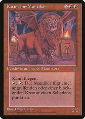 Crimson Manticore (German) - "Karmesin-Mantikor" [Renaissance] | Exor Games Dartmouth