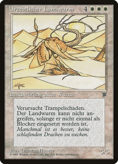 Elder Land Wurm (German) - "Urzeitlicher Landwurm" [Renaissance] | Exor Games Dartmouth