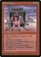 Giant Strength (German) - "Riesenstarke" [Renaissance] | Exor Games Dartmouth