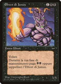 Junun Efreet (Italian) - "Efreet di Junun" [Rinascimento] | Exor Games Dartmouth