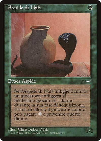 Nafs Asp (Italian) - "Aspide di Nafs" [Rinascimento] | Exor Games Dartmouth