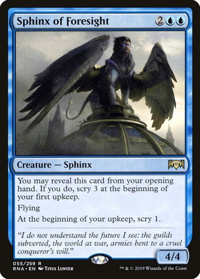 Sphinx of Foresight [Ravnica Allegiance] | Exor Games Dartmouth