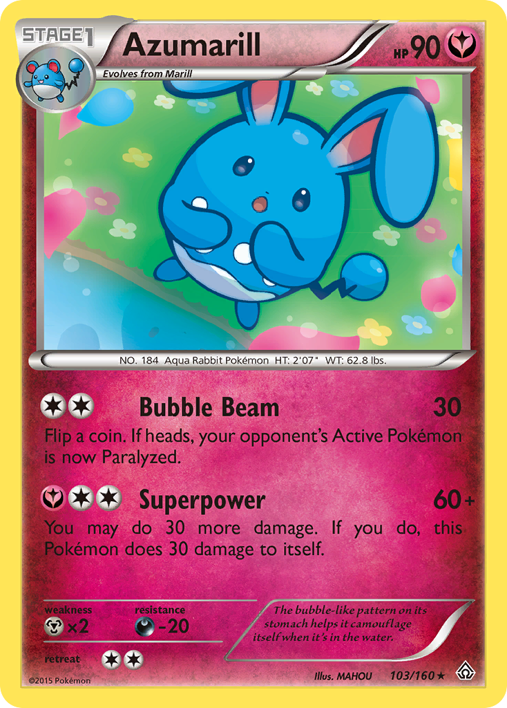 Azumarill (103/160) [XY: Primal Clash] | Exor Games Dartmouth