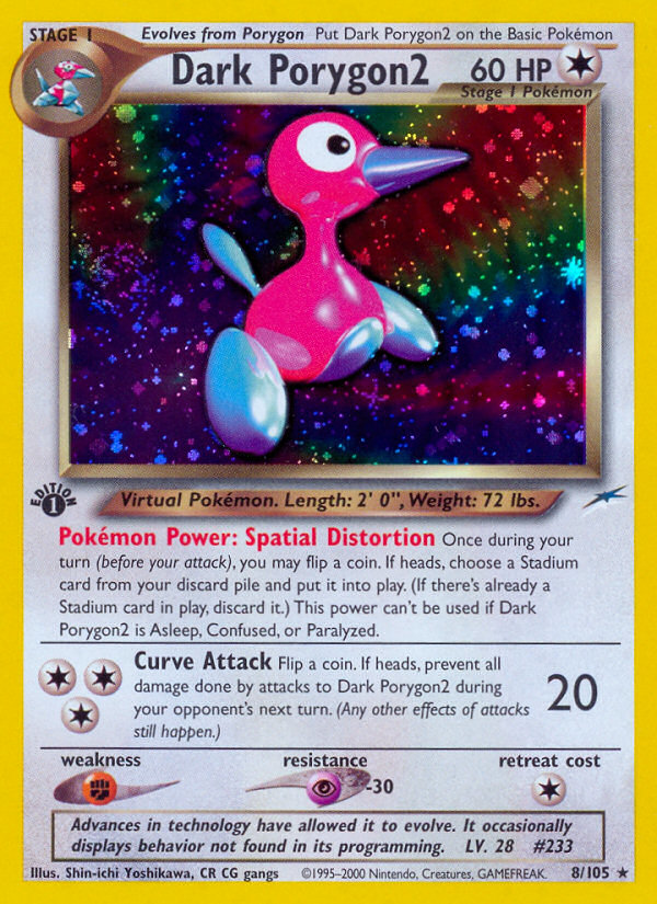 Dark Porygon2 (8/105) [Neo Destiny 1st Edition] | Exor Games Dartmouth