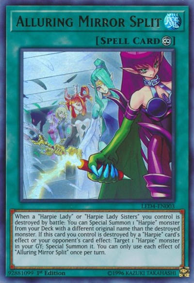 Alluring Mirror Split [LED4-EN003] Ultra Rare | Exor Games Dartmouth