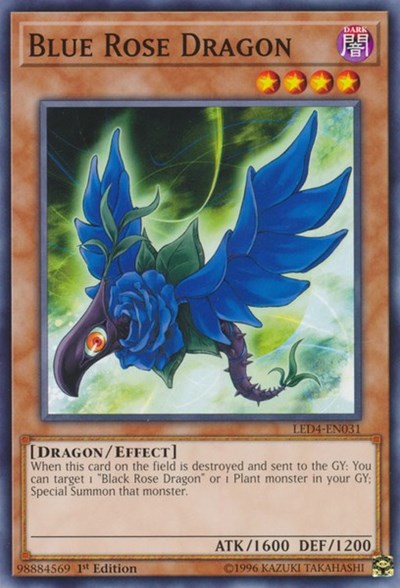 Blue Rose Dragon [LED4-EN031] Common | Exor Games Dartmouth