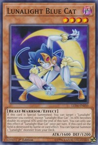 Lunalight Blue Cat [LED4-EN050] Common | Exor Games Dartmouth
