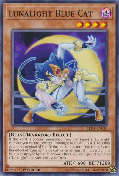 Lunalight Blue Cat [LED4-EN050] Common | Exor Games Dartmouth