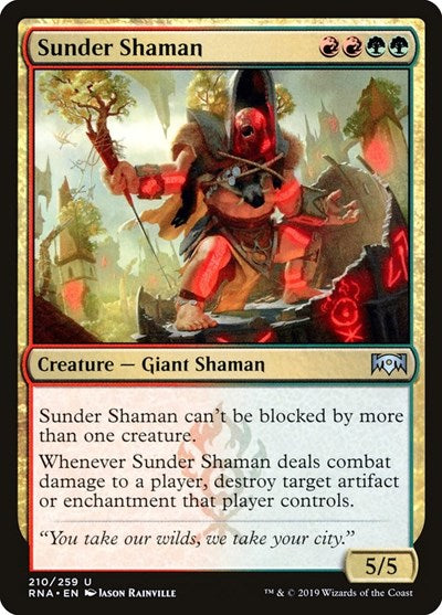 Sunder Shaman [Ravnica Allegiance] | Exor Games Dartmouth