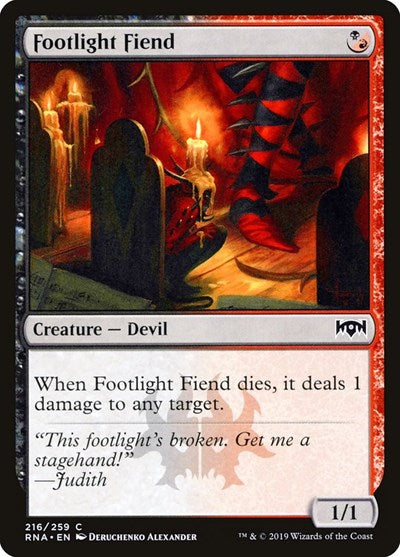 Footlight Fiend [Ravnica Allegiance] | Exor Games Dartmouth