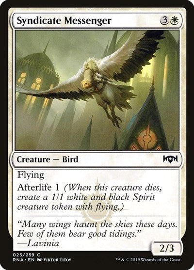 Syndicate Messenger [Ravnica Allegiance] | Exor Games Dartmouth