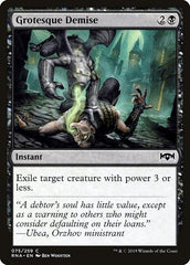 Grotesque Demise [Ravnica Allegiance] | Exor Games Dartmouth