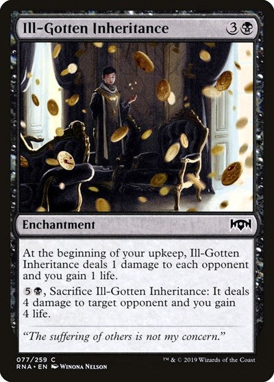 Ill-Gotten Inheritance [Ravnica Allegiance] | Exor Games Dartmouth