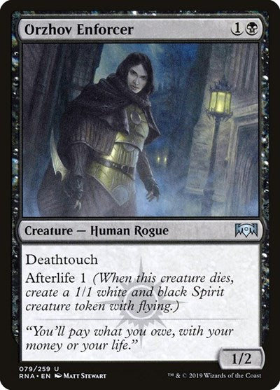 Orzhov Enforcer [Ravnica Allegiance] | Exor Games Dartmouth