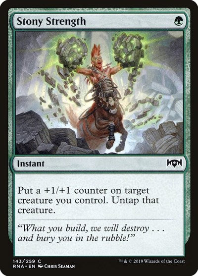 Stony Strength [Ravnica Allegiance] | Exor Games Dartmouth