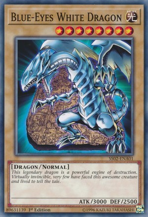 Blue-Eyes White Dragon [SS02-ENA01] Common | Exor Games Dartmouth