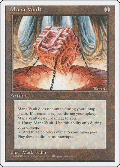 Mana Vault [Fourth Edition] | Exor Games Dartmouth