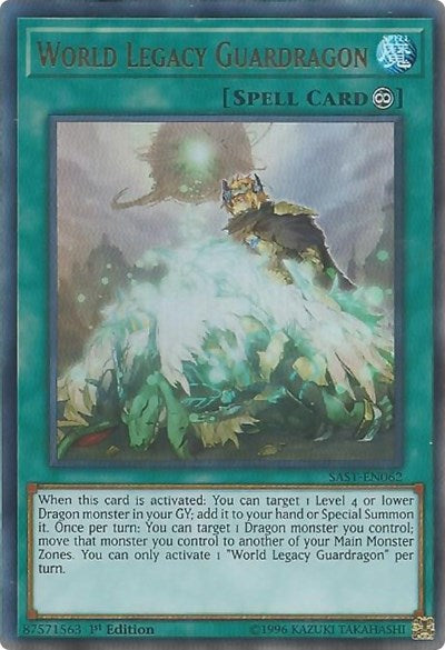 World Legacy Guardragon [SAST-EN062] Ultra Rare | Exor Games Dartmouth