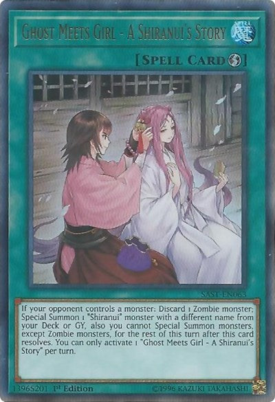 Ghost Meets Girl - A Shiranui's Story [SAST-EN063] Ultra Rare | Exor Games Dartmouth