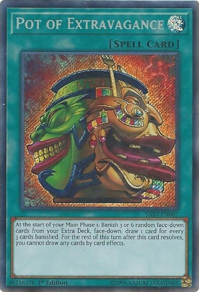 Pot of Extravagance [SAST-EN067] Secret Rare | Exor Games Dartmouth