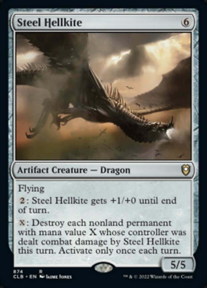 Steel Hellkite [Commander Legends: Battle for Baldur's Gate] | Exor Games Dartmouth