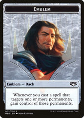 Emblem - Dack Fayden [Mythic Edition Tokens] | Exor Games Dartmouth