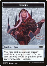 Emblem -  Jaya Ballard [Mythic Edition Tokens] | Exor Games Dartmouth