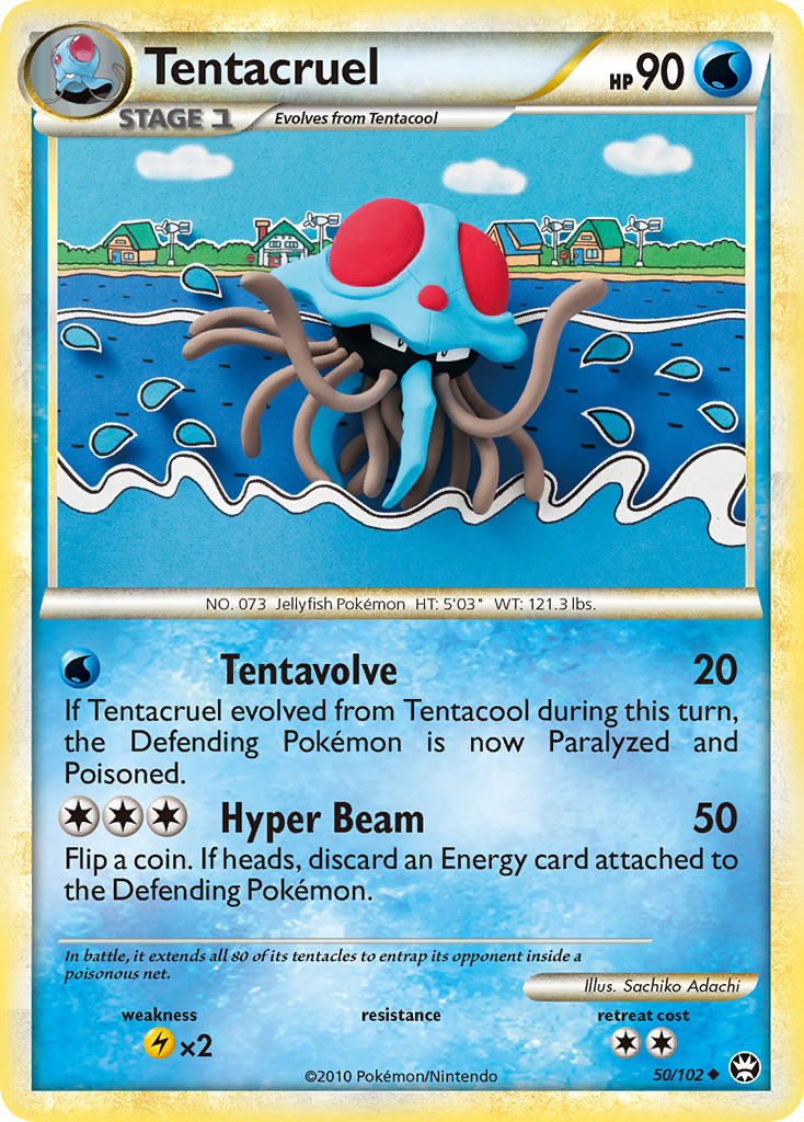 Tentacruel (50/102) [HeartGold & SoulSilver: Triumphant] | Exor Games Dartmouth