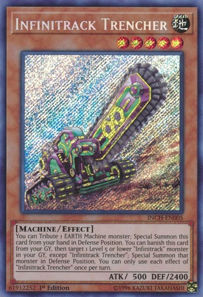 Infinitrack Trencher [INCH-EN005] Secret Rare | Exor Games Dartmouth