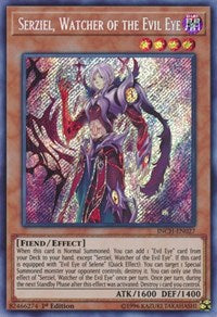 Serziel, Watcher of the Evil Eye [INCH-EN027] Secret Rare | Exor Games Dartmouth