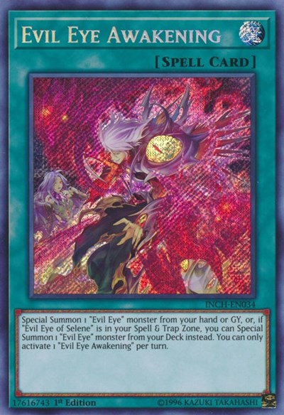 Evil Eye Awakening [INCH-EN034] Secret Rare | Exor Games Dartmouth