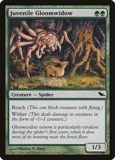 Juvenile Gloomwidow [Shadowmoor] | Exor Games Dartmouth