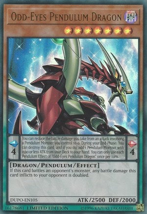 Odd-Eyes Pendulum Dragon [DUPO-EN105] Ultra Rare | Exor Games Dartmouth