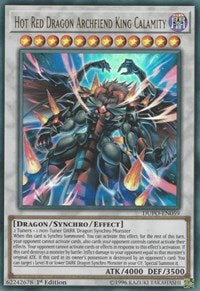 Hot Red Dragon Archfiend King Calamity [DUPO-EN059] Ultra Rare | Exor Games Dartmouth