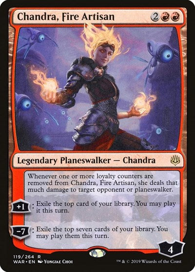 Chandra, Fire Artisan [War of the Spark] | Exor Games Dartmouth