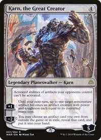 Karn, the Great Creator [War of the Spark] | Exor Games Dartmouth
