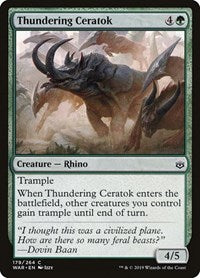 Thundering Ceratok [War of the Spark] | Exor Games Dartmouth