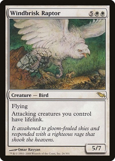 Windbrisk Raptor [Shadowmoor] | Exor Games Dartmouth