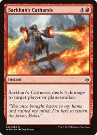 Sarkhan's Catharsis [War of the Spark] | Exor Games Dartmouth