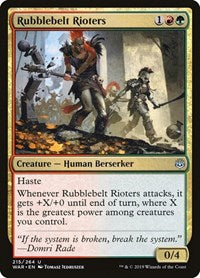 Rubblebelt Rioters [War of the Spark] | Exor Games Dartmouth