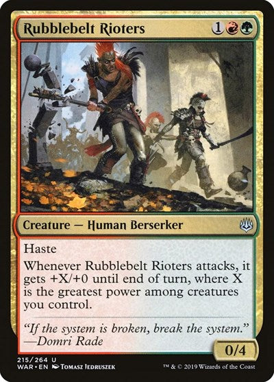 Rubblebelt Rioters [War of the Spark] | Exor Games Dartmouth