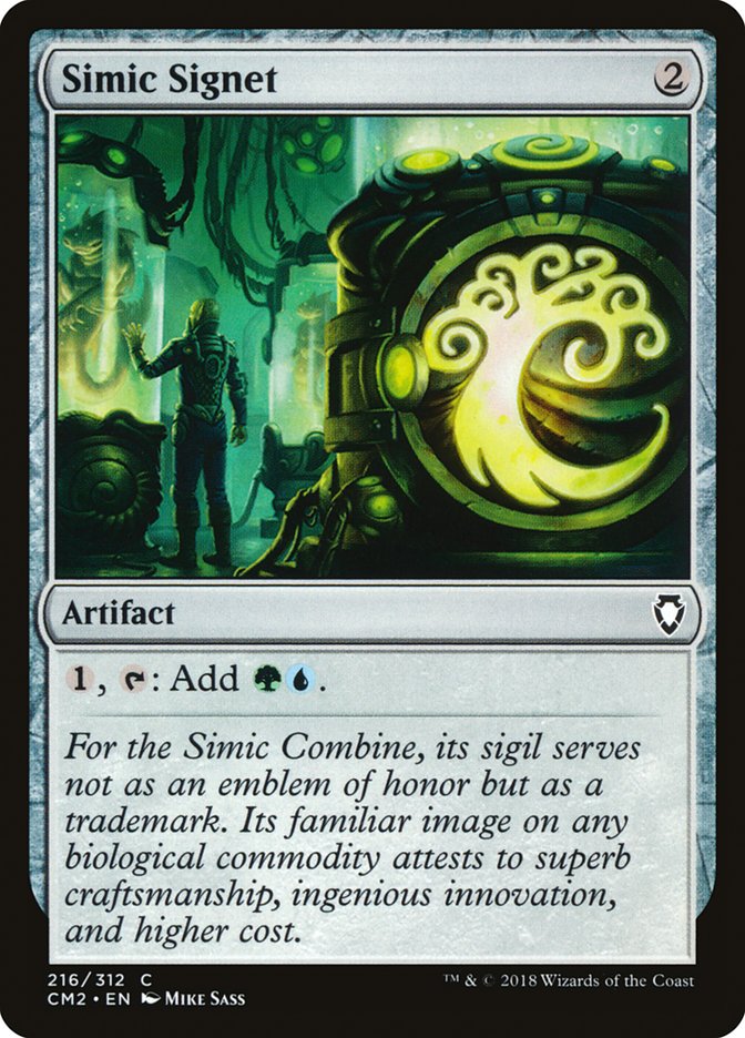 Simic Signet (216/312) [Commander Anthology Volume II] | Exor Games Dartmouth