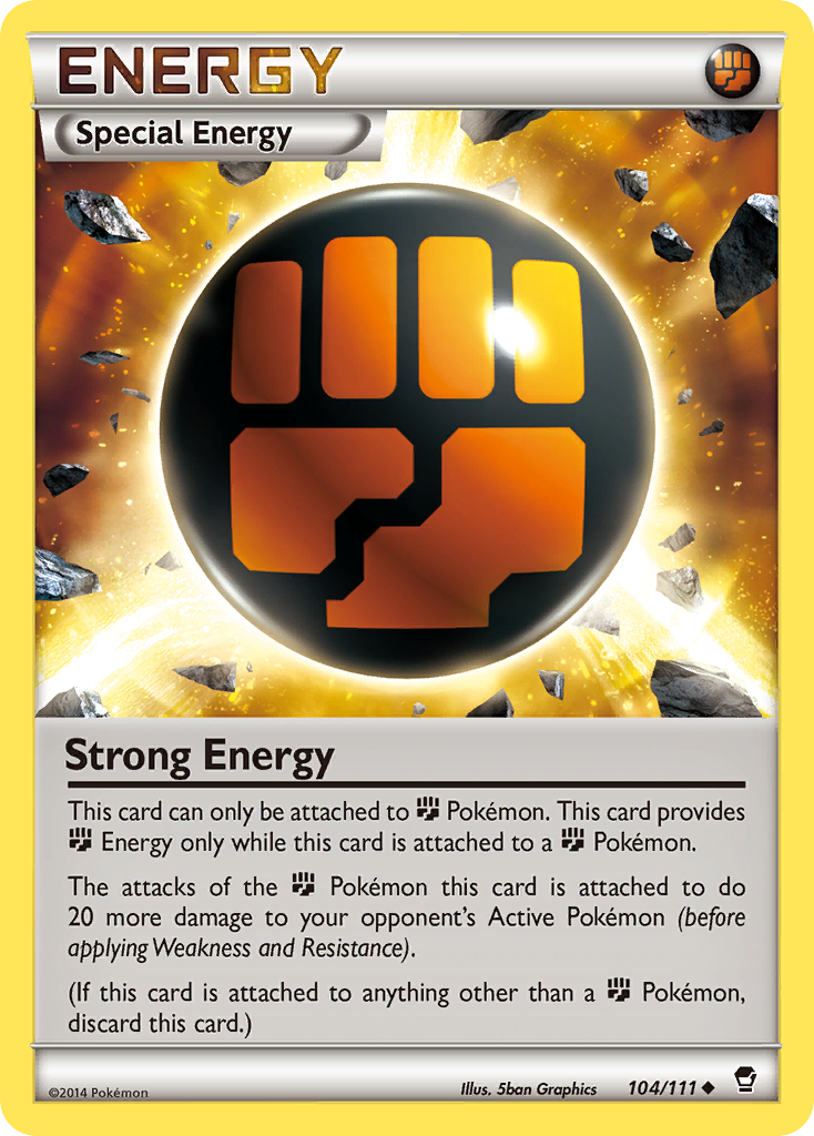 Strong Energy (104/111) [XY: Furious Fists] | Exor Games Dartmouth