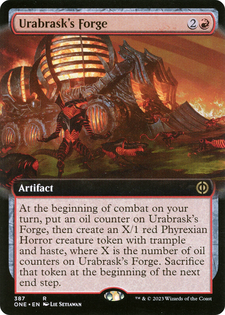 Urabrask's Forge (Extended Art) [Phyrexia: All Will Be One] | Exor Games Dartmouth