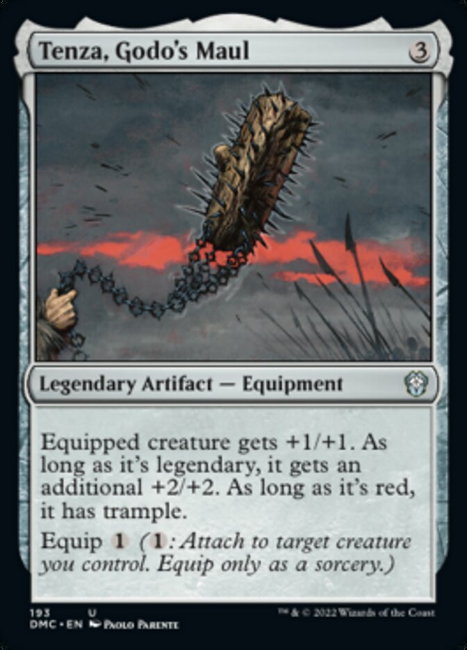 Tenza, Godo's Maul [Dominaria United Commander] | Exor Games Dartmouth