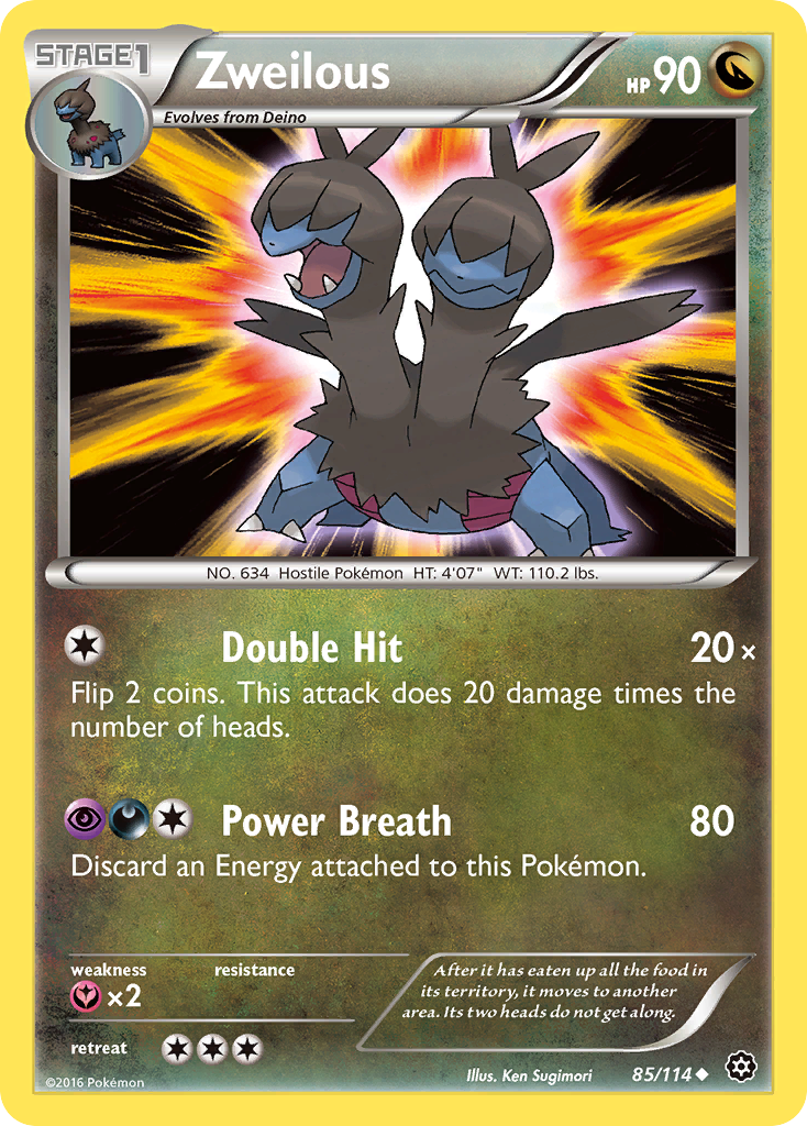 Zweilous (85/114) [XY: Steam Siege] | Exor Games Dartmouth