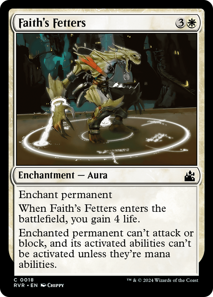 Faith's Fetters [Ravnica Remastered] | Exor Games Dartmouth